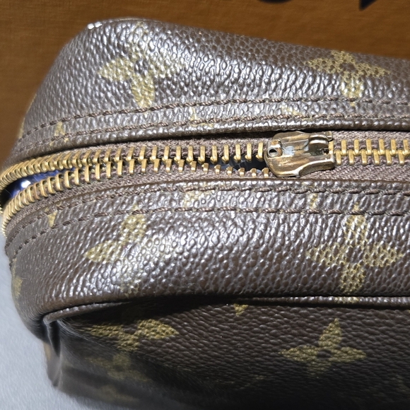 Louis Vuitton Trousse Toilet Pouch Missing Zipper Pull Vintage - Picture 5 of 16